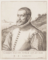 TvB G 3878
<br/>
Portret Carolus Clusius
<br/>
<em>Rota, Martino (ca.1520-1583)</em>